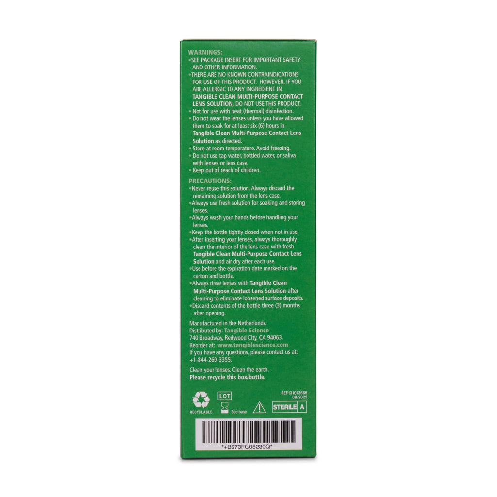 Tangible Clean Multi-Purpose Contact Lens Solution

