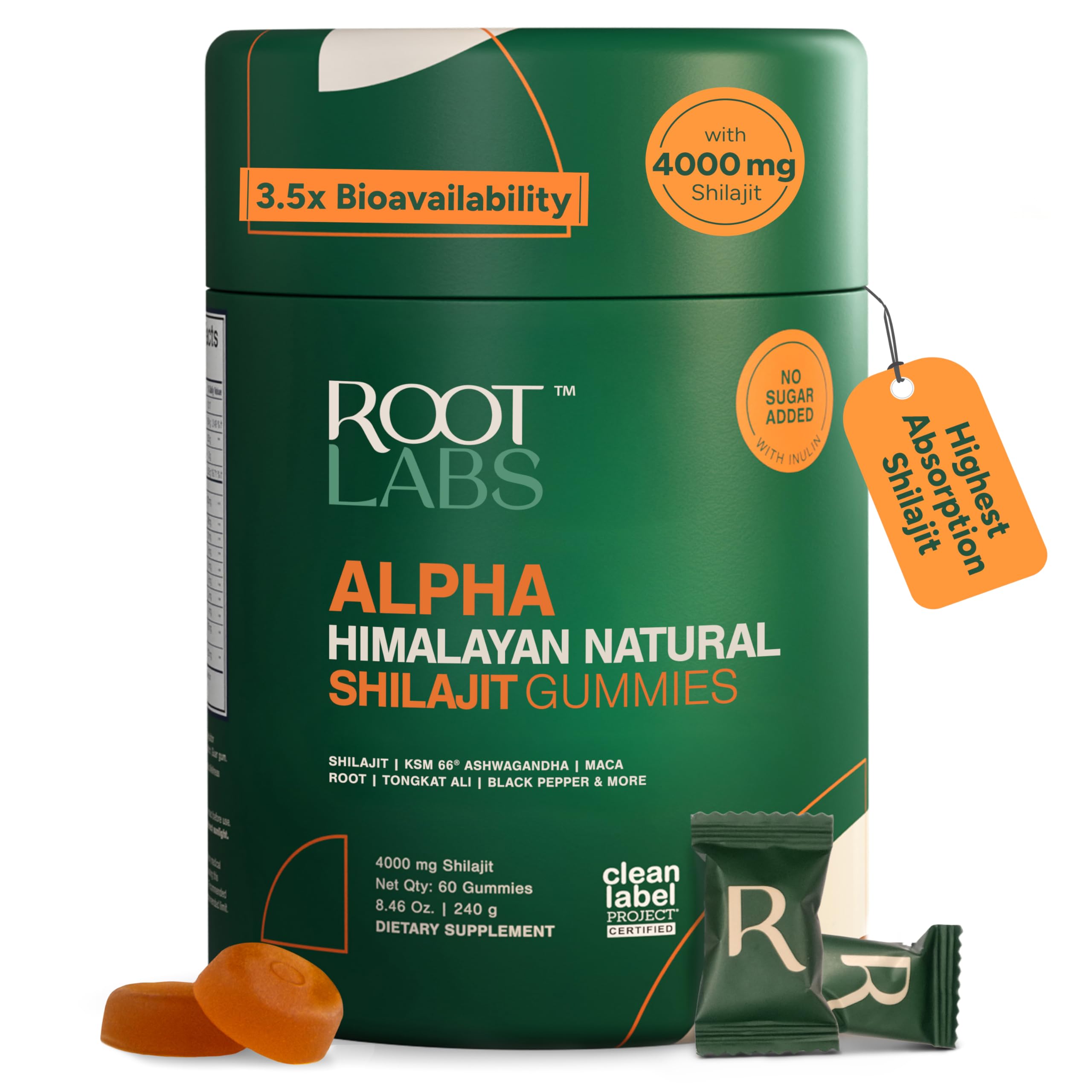 ROOT LABS Alpha Shilajit Gummies | 10-in-1 Formula

