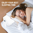 Vekkia Bed Wedge Pillow for Headboard Gap Filler Pockets


