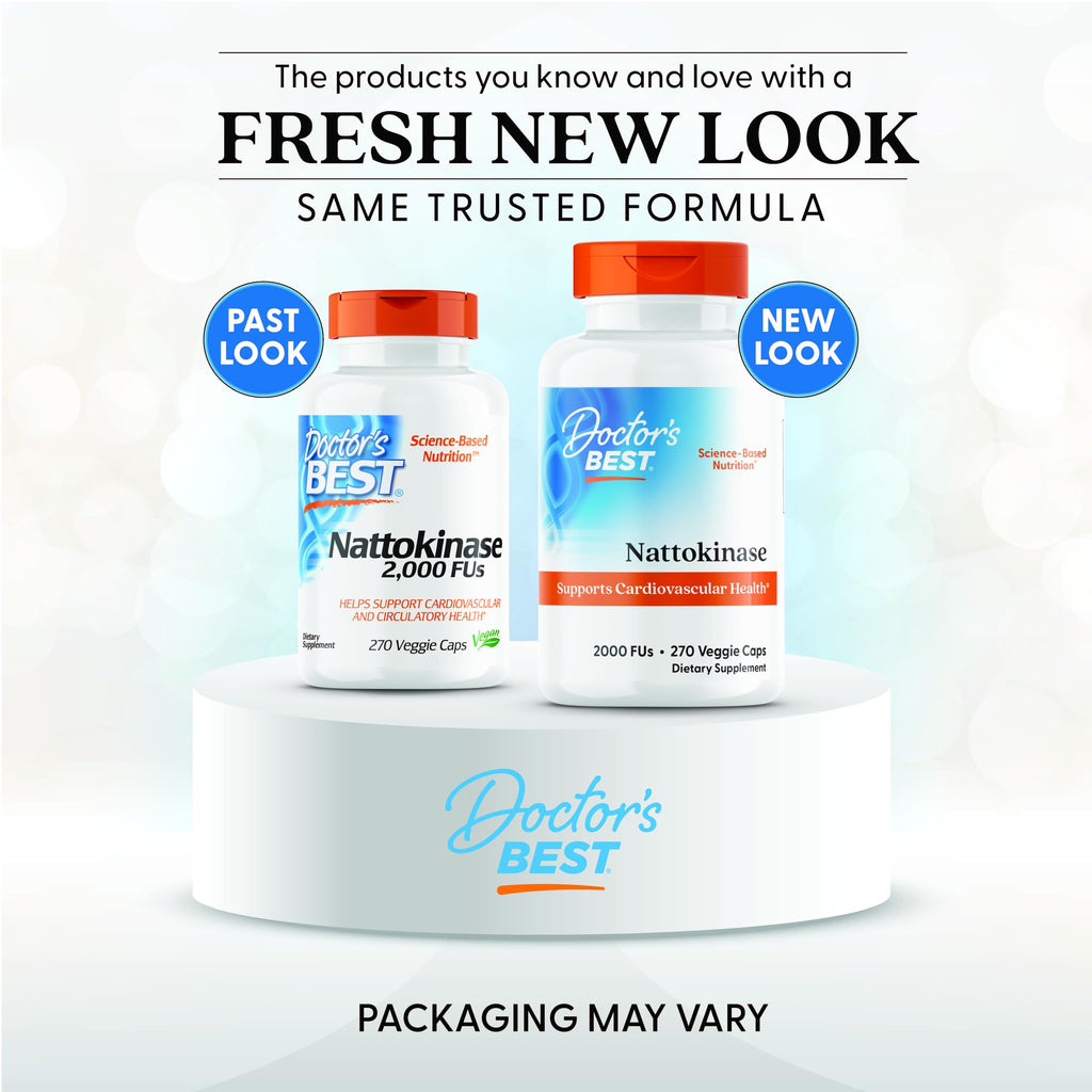 Doctor's Best Nattokinase Veggie Caps - Vegan & Non-GMO

