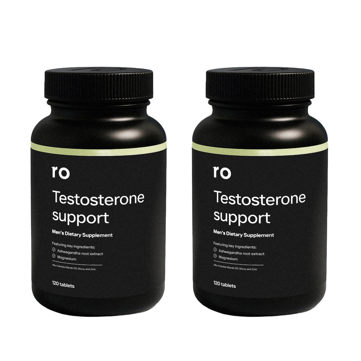 Roman Testosterone Support for Men – Daily Supplement with Ashwagandha & Magnesium