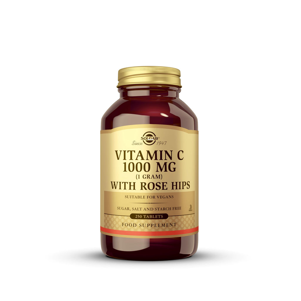 Solgar Vitamin C 1000 mg with Rose Hips | Immune Support

