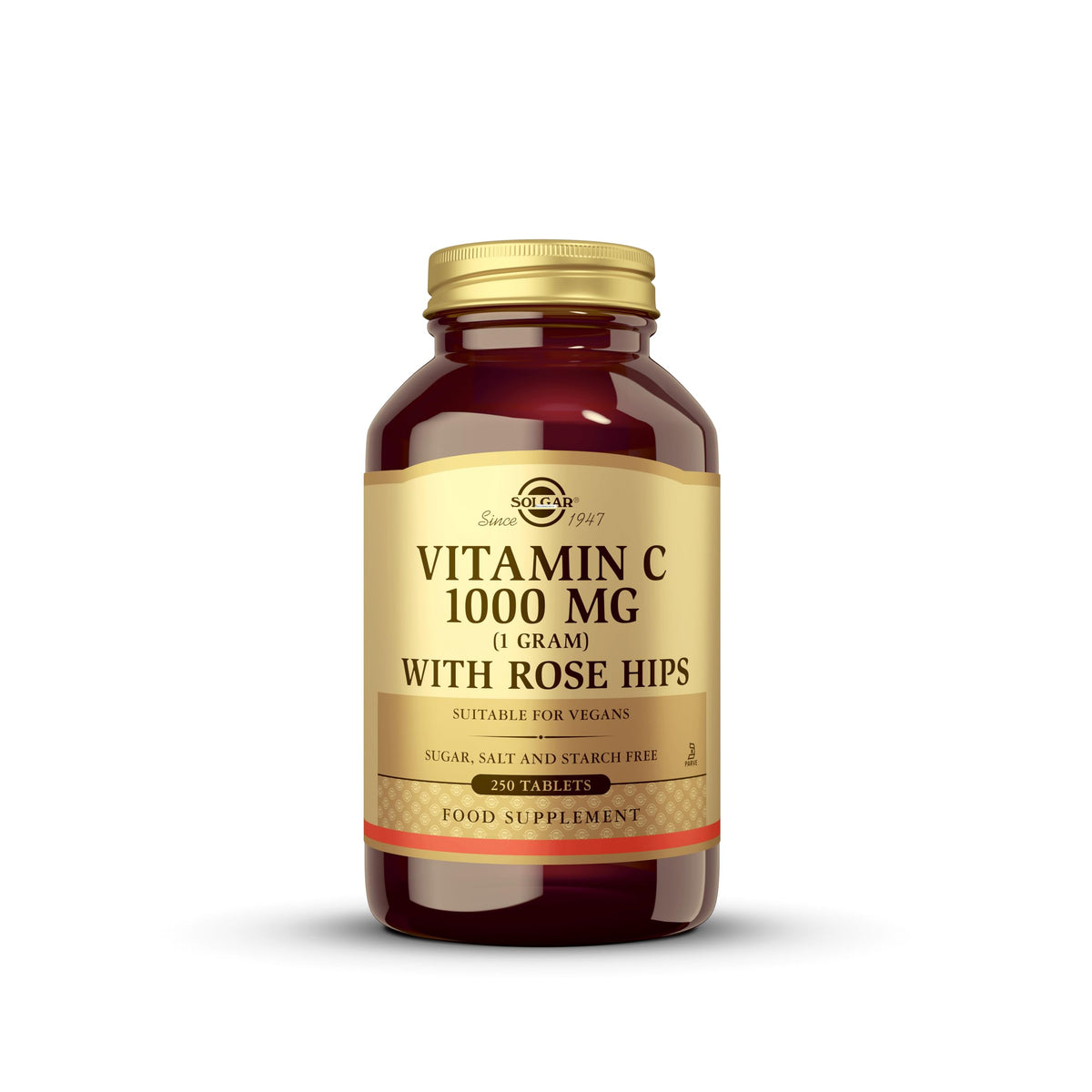 Solgar Vitamin C 1000 mg with Rose Hips Immune Support Vitamin C Supplement