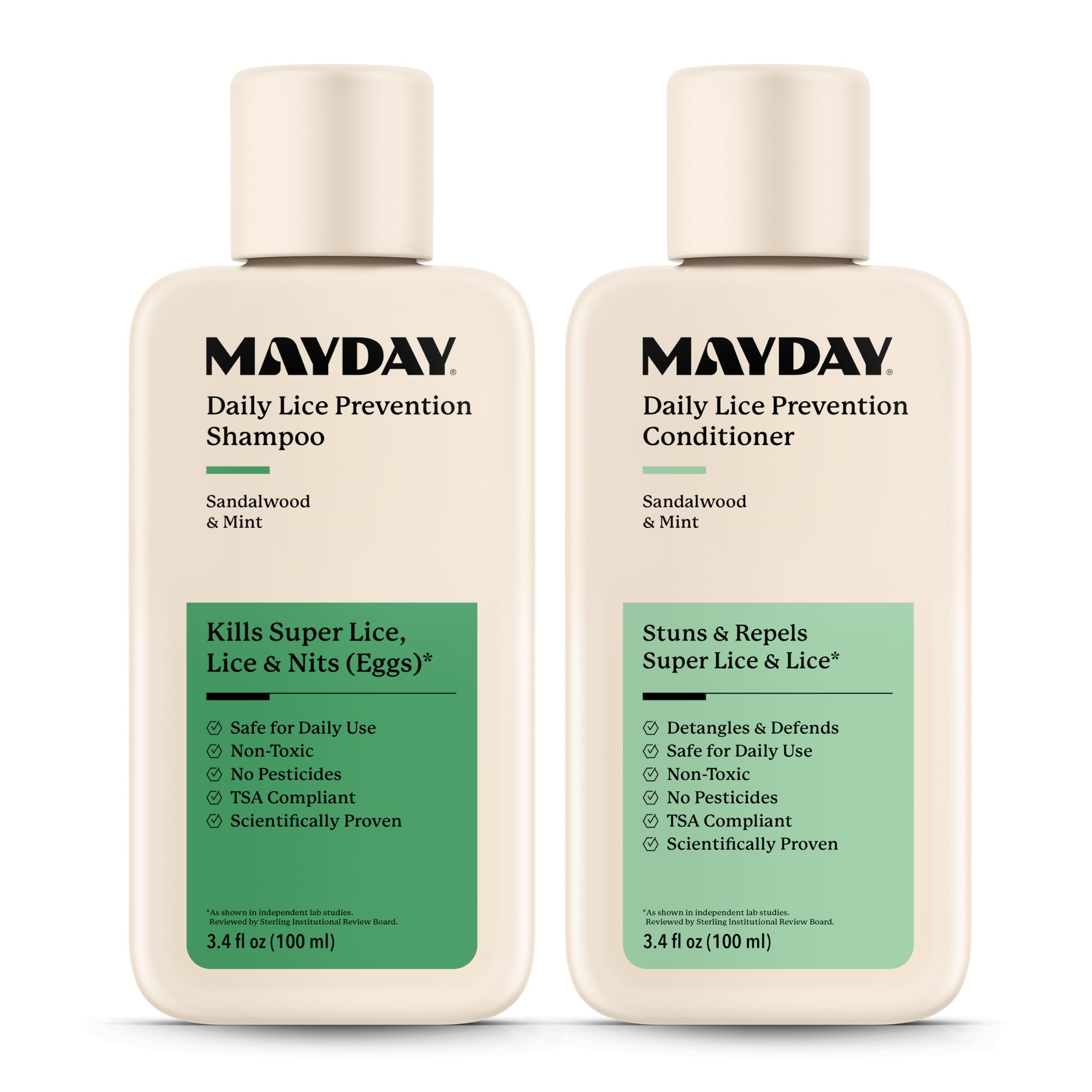 MAYDAY Lice Prevention Duo – Shampoo & Conditioner