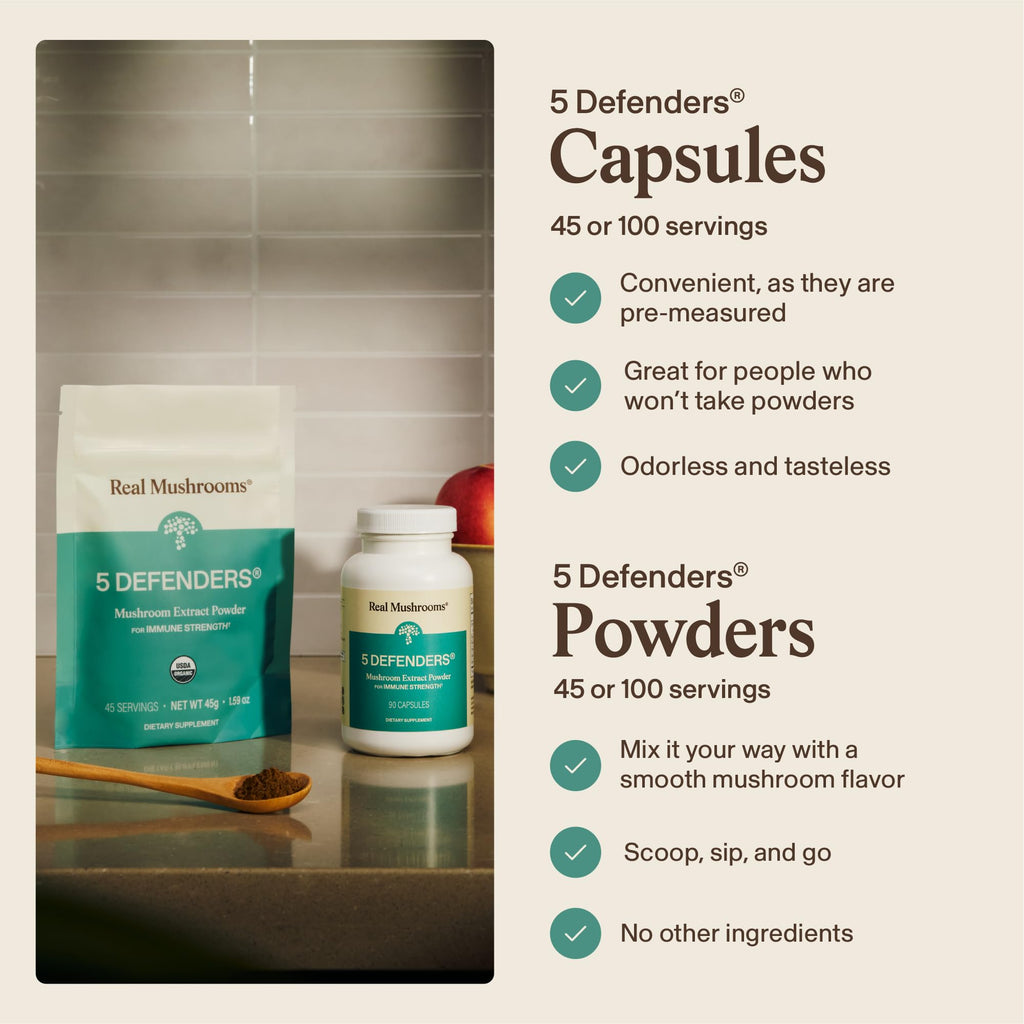 Adaptogenic Mushroom Complex Capsules by Real Mushrooms

