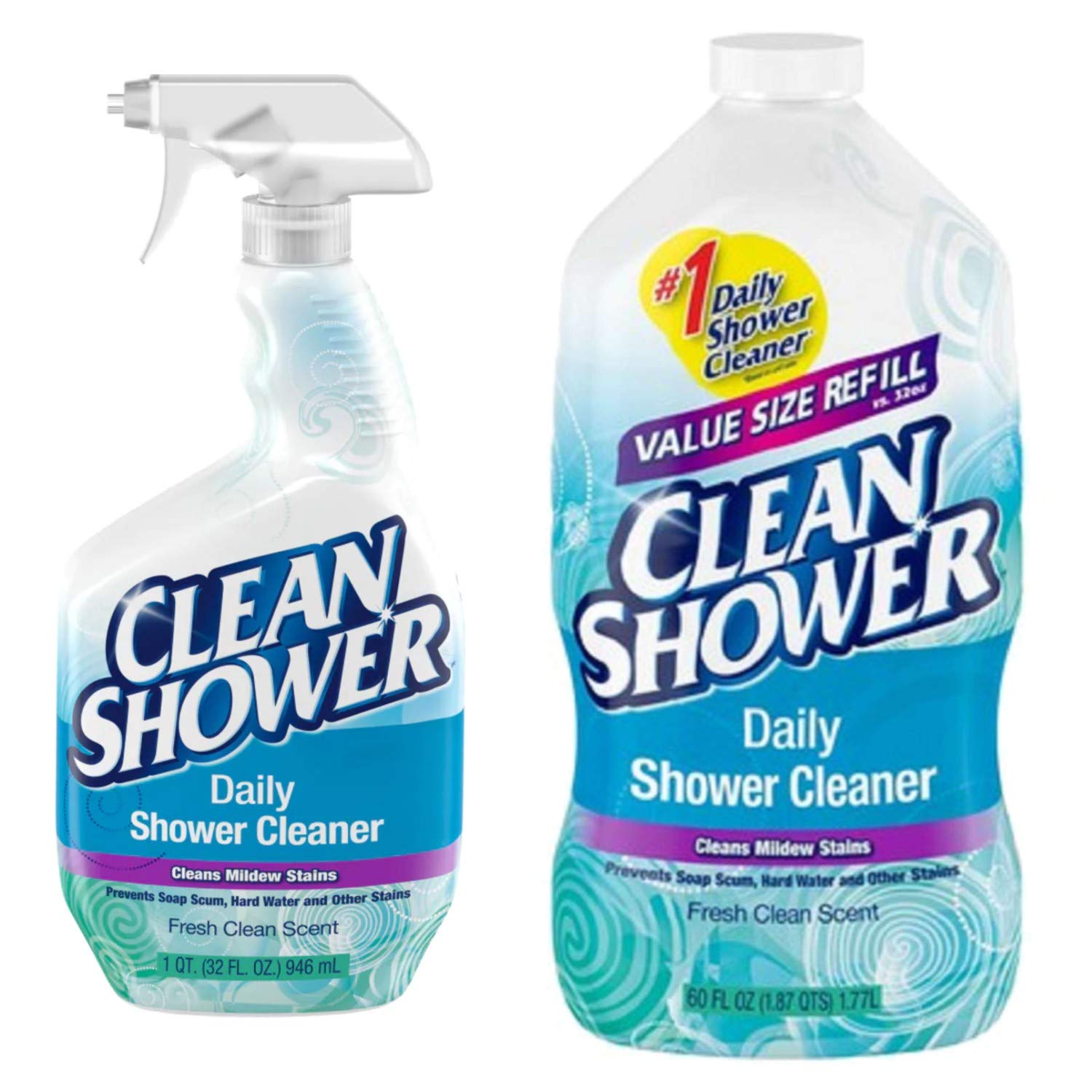 Shower Cleaner No Scrub – Scrub-Free & Septic Safe

