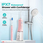 COSLUS 2-in-1 Electric Toothbrush & Water Flosser - Portable


