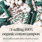 Cora Organic Cotton Tampons | Leak-Proof Comfort

