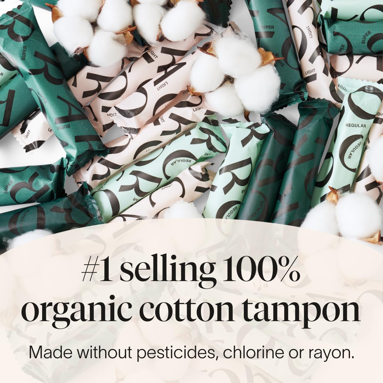 Cora Organic Cotton Tampons | Leak-Proof Comfort

