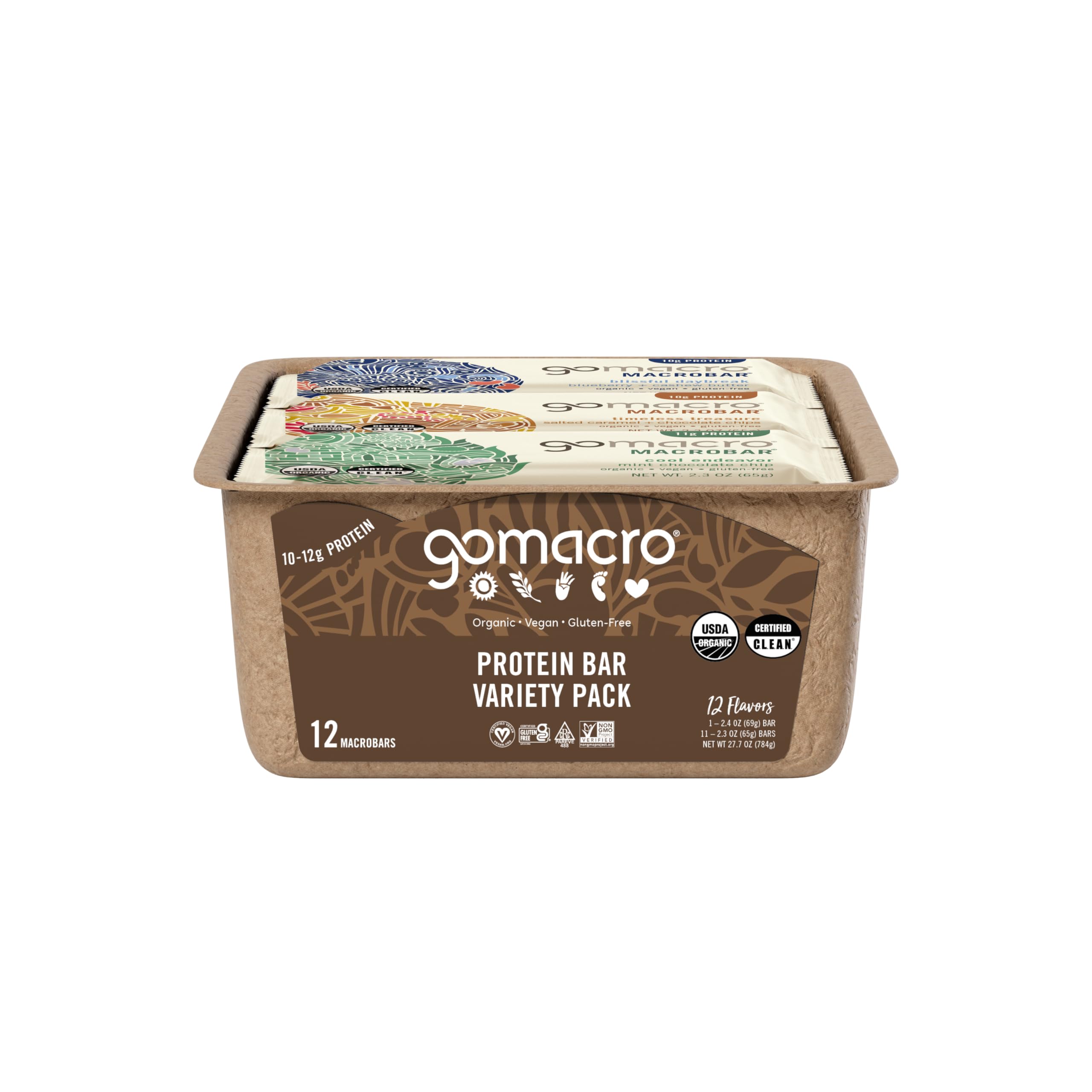 GoMacro MacroBar Organic Vegan Protein Bars | Plant Snack


