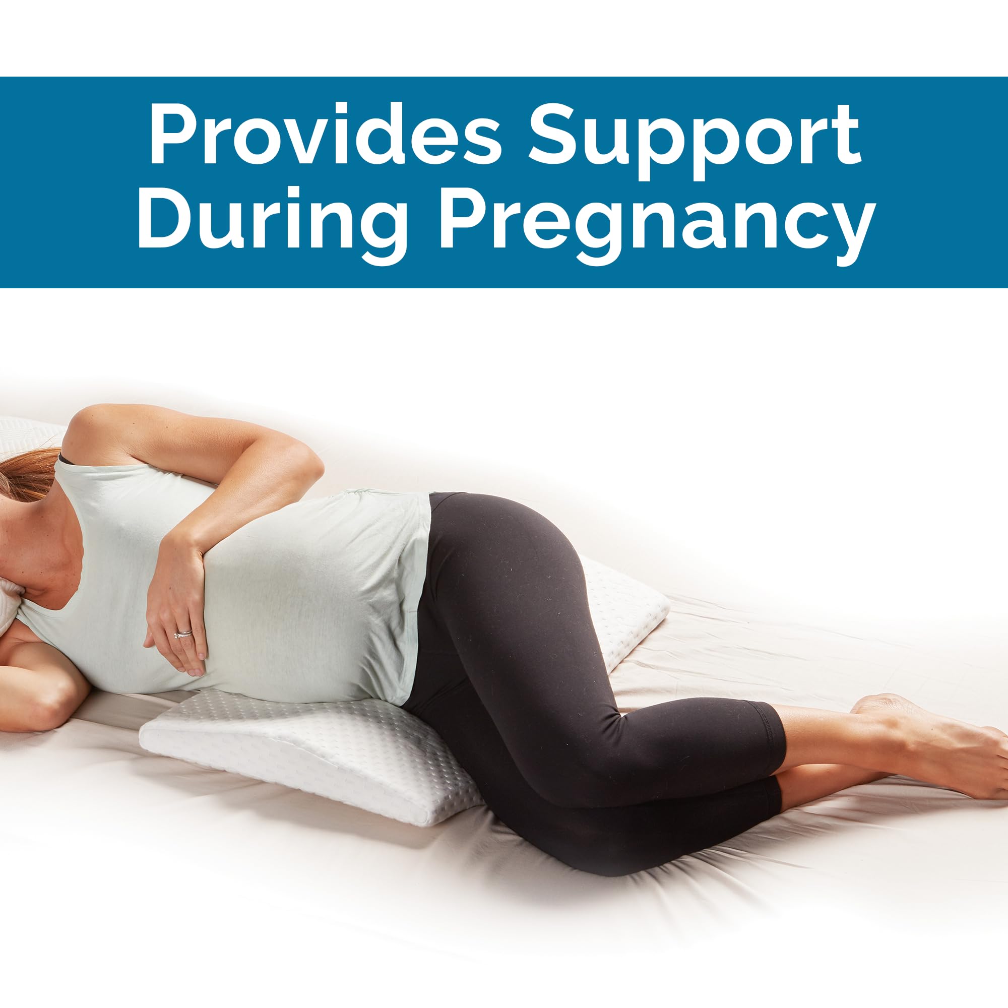ComfiLife Lumbar Support Pillow - Memory Foam for Back Pain

