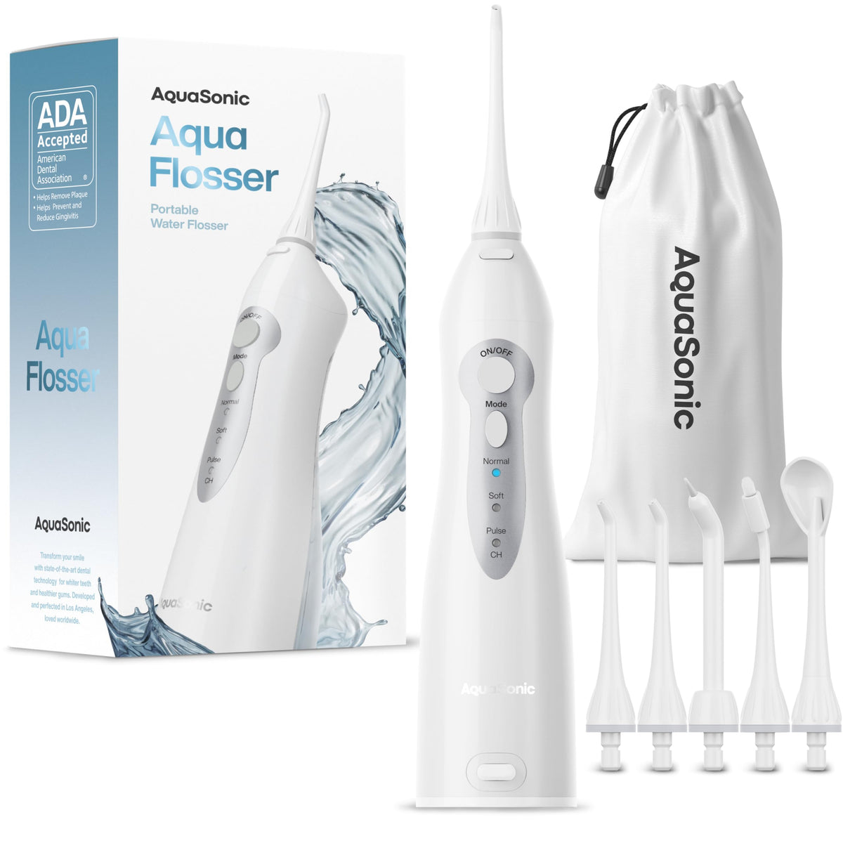 AquaSonic Aqua Flosser Cordless Water Flosser

