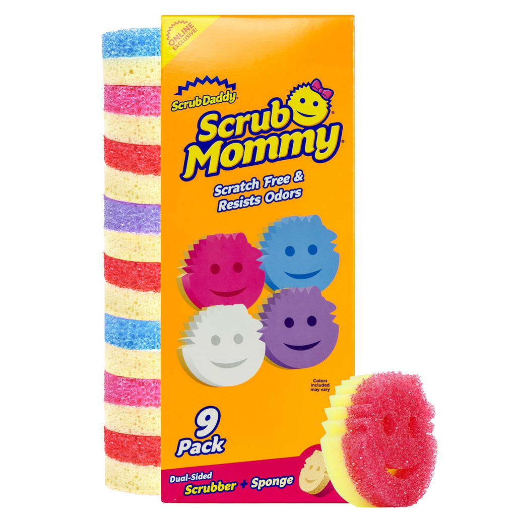 Scrub Mommy Dual-Sided Kitchen Sponge Odor Resistant

