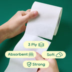 ECOLipak Bamboo Toilet Paper 3 Ply - Septic Safe

