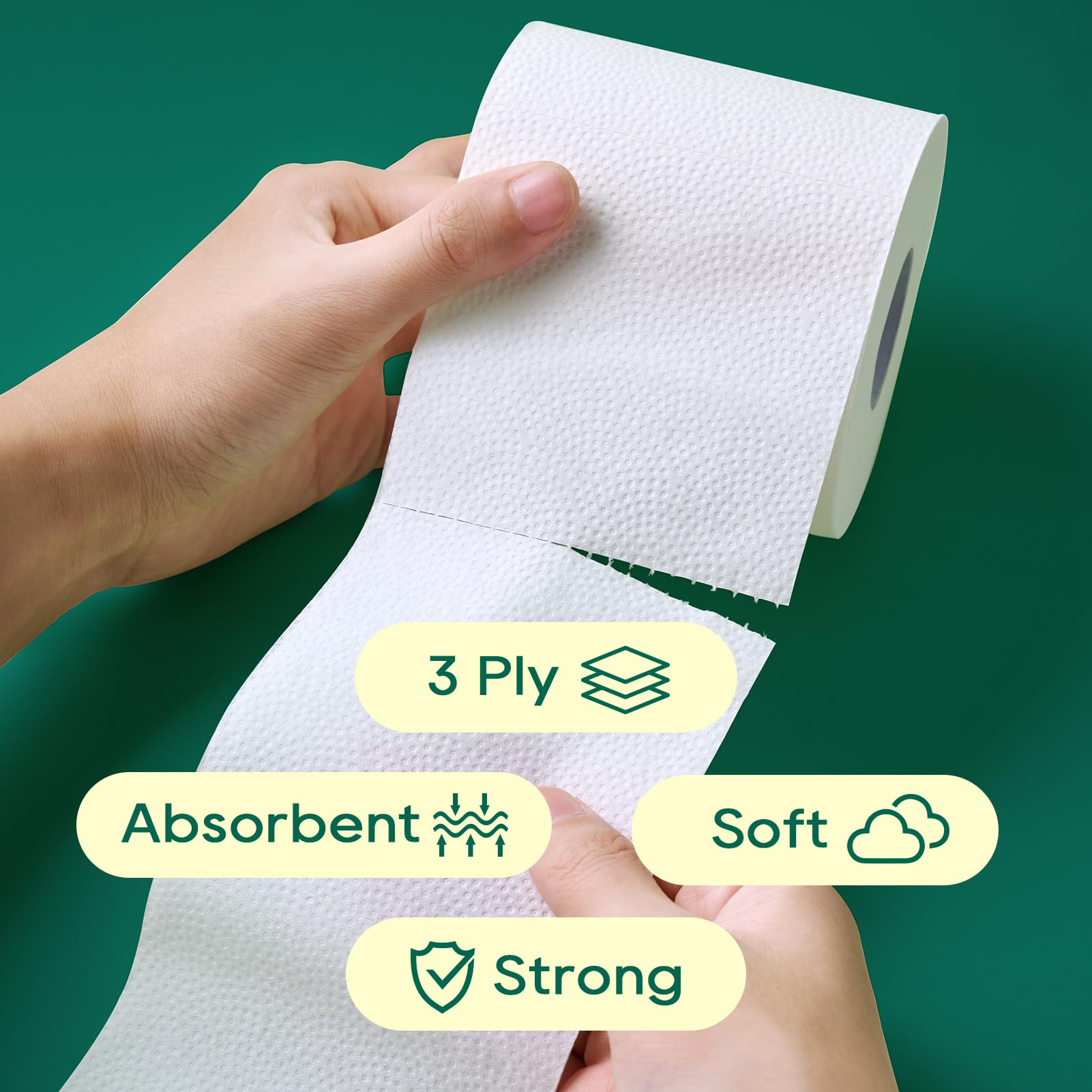 ECOLipak Bamboo Toilet Paper 3 Ply - Septic Safe

