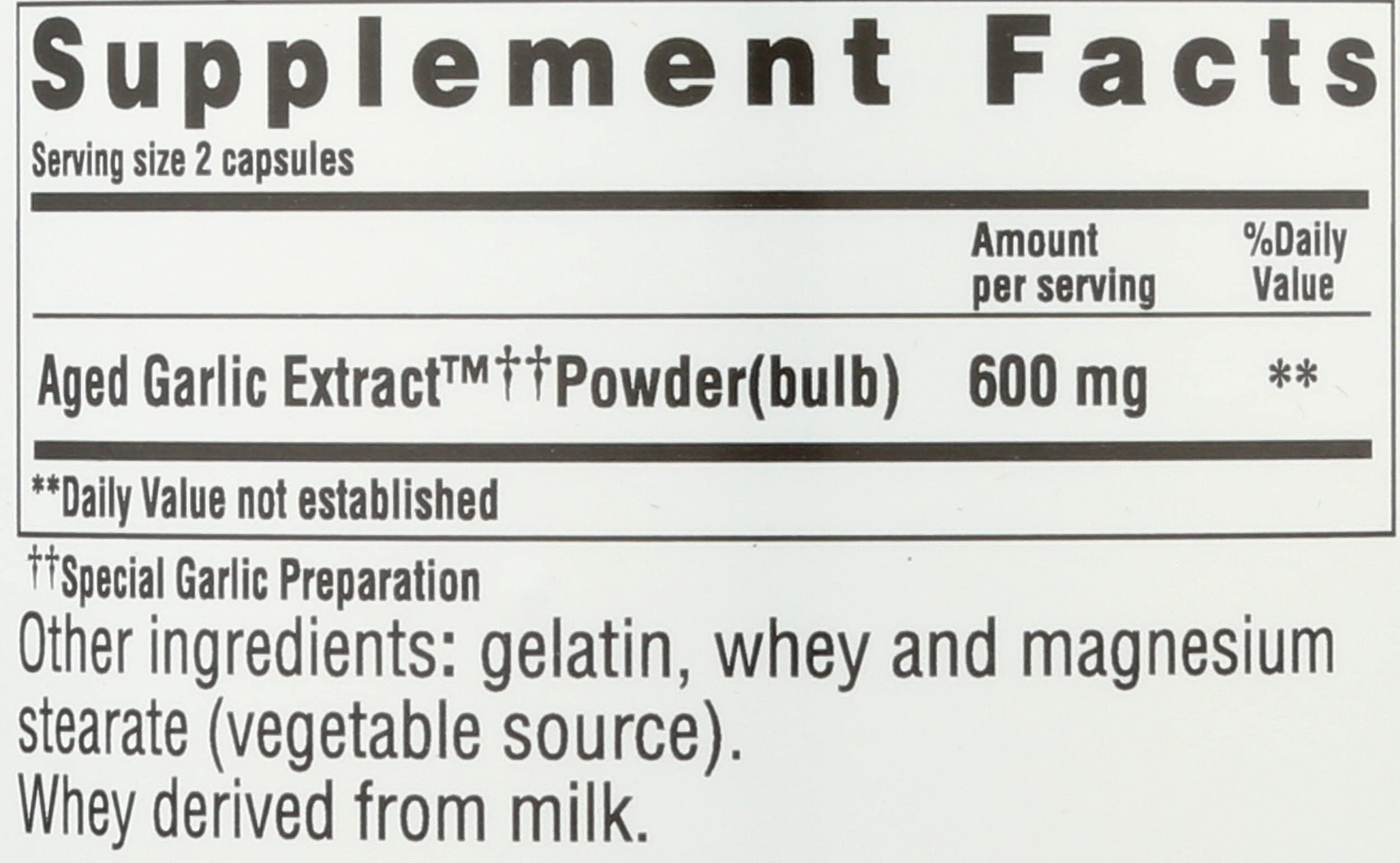 Kyolic Aged Garlic Extract Formula Odorless Garlic


