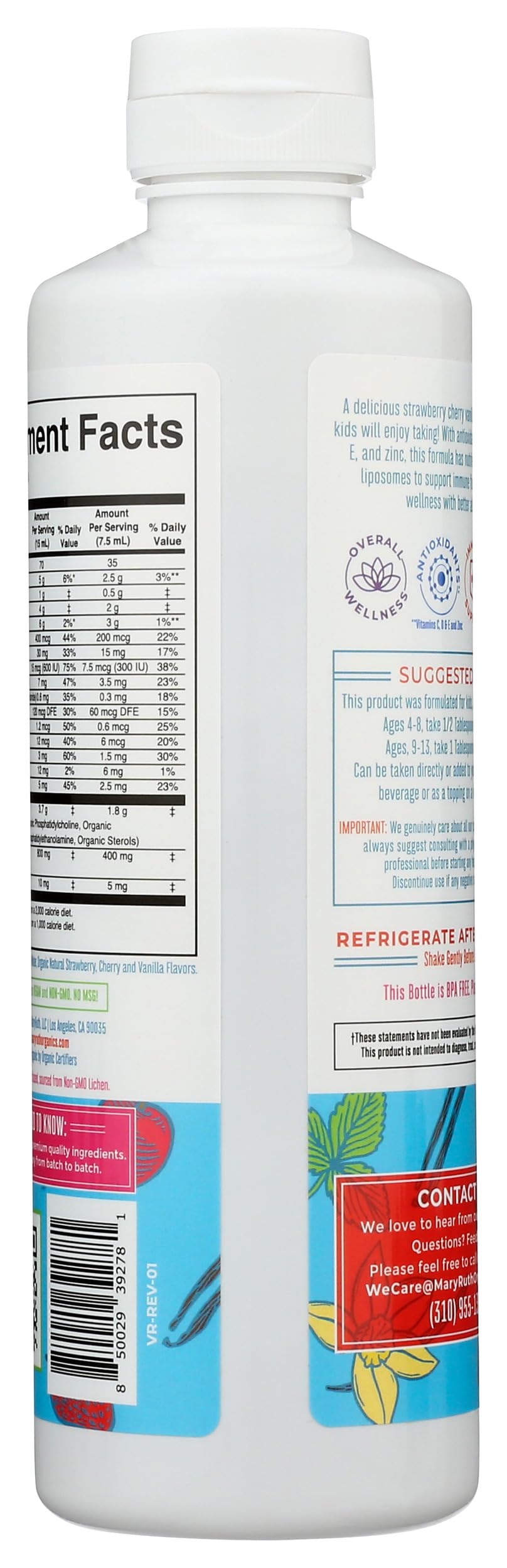 MaryRuth's Kids Multivitamin Liposomal

