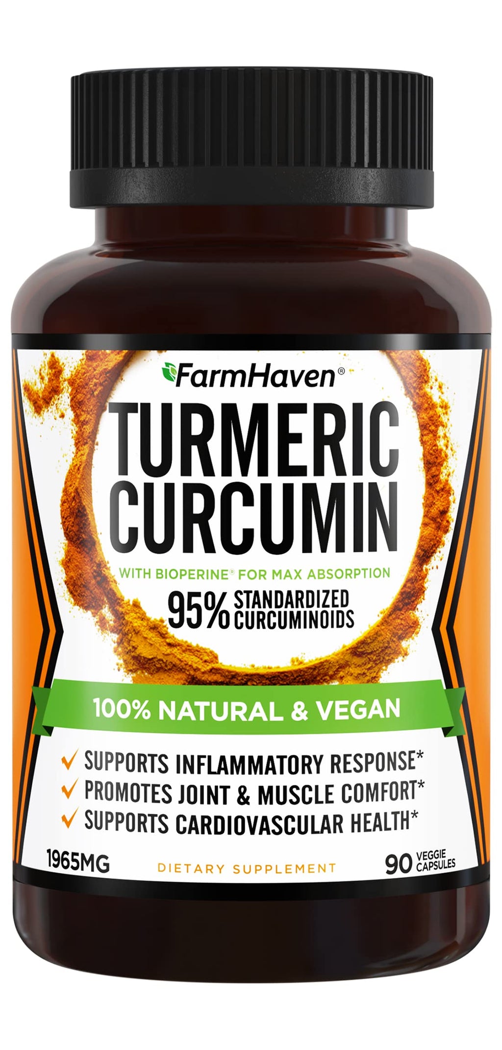 FarmHaven Turmeric Curcumin Capsule | Absorption Boost

