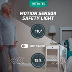 Lunderg Bed Assist Rail with Motion-Activated Light

