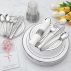 Plastic Dinnerware Set by Goodluck for Parties

