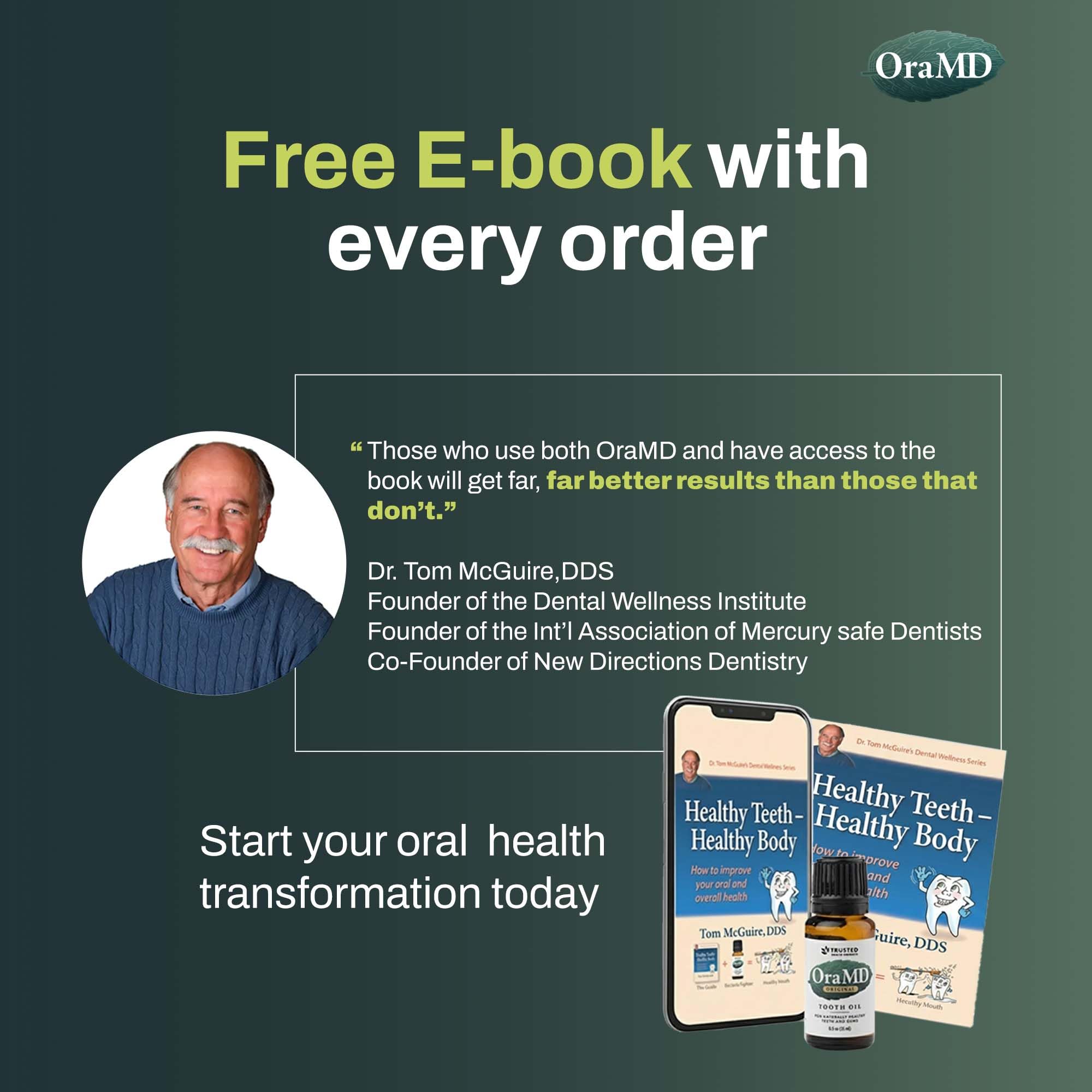 OraMD Original Strength Tooth Oil - 4-in-1 Oral Care

