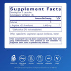 Pure Encapsulations L-Arginine 1,400 mg Nitric Oxide Support

