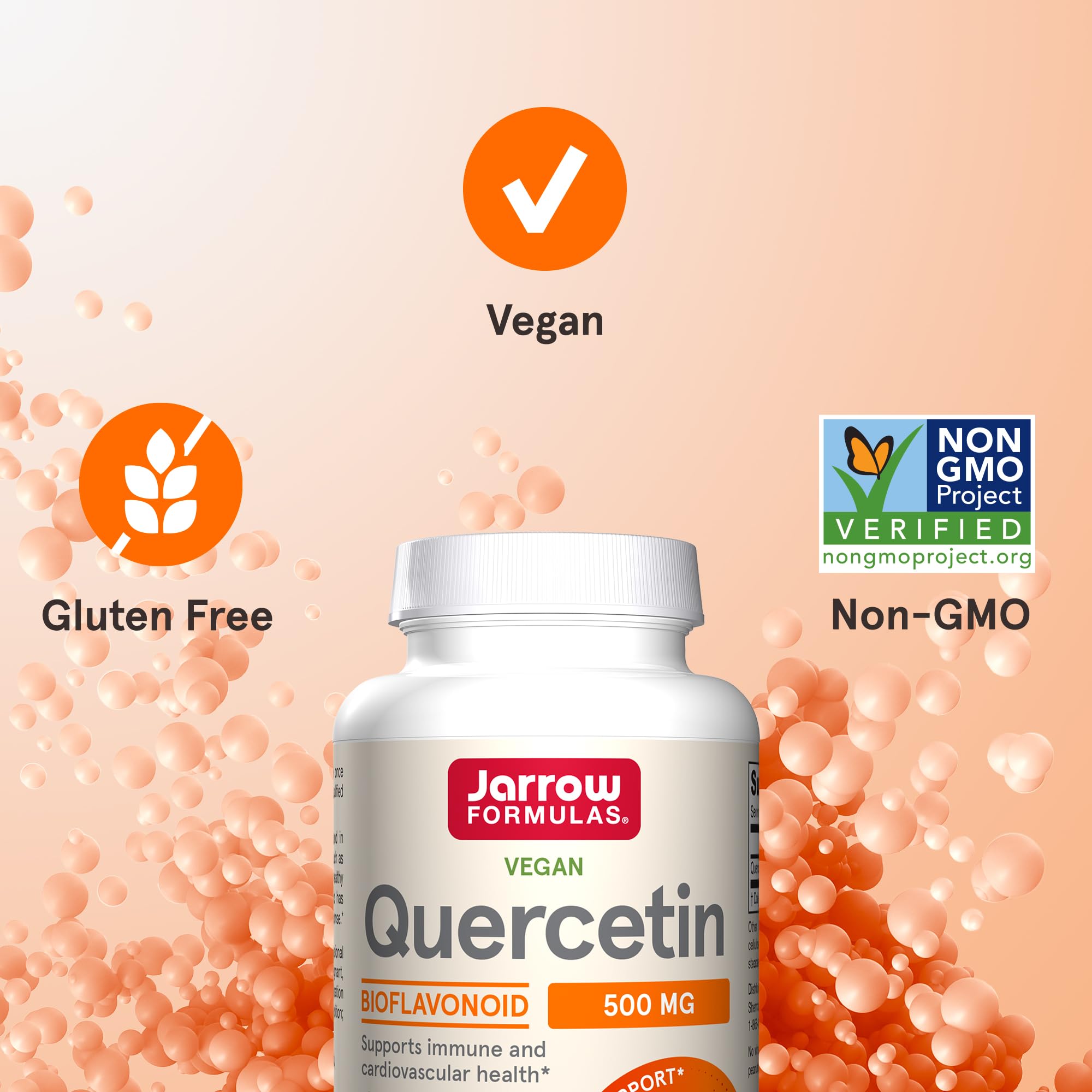Jarrow Formulas Quercetin 500 mg Vegan Capsules

