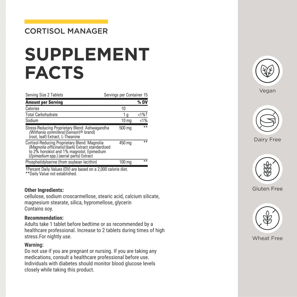 Integrative Therapeutics Cortisol Manager - Stress Support

