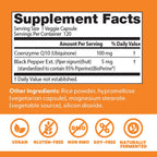 Doctor's Best CoQ10 with BioPerine – 100 mg for Heart Health

