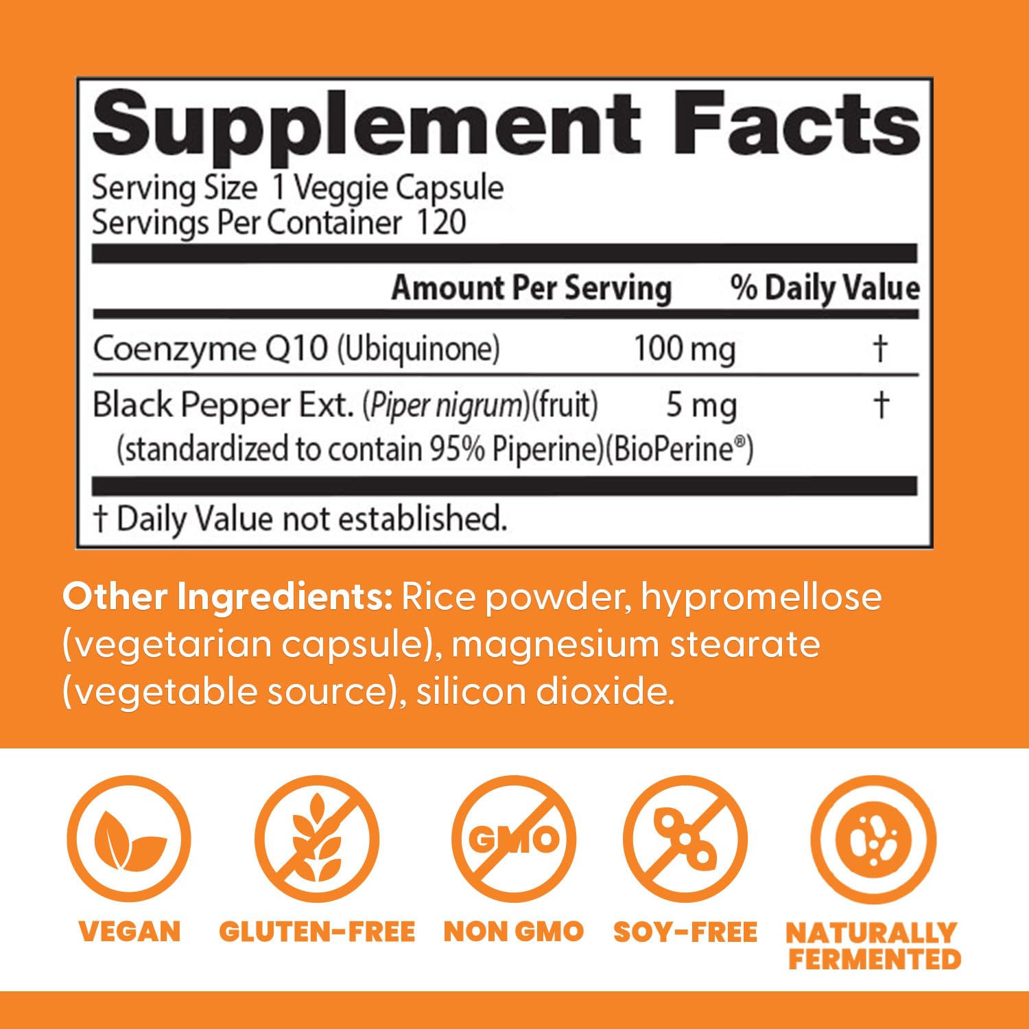 Doctor's Best CoQ10 with BioPerine – 100 mg for Heart Health

