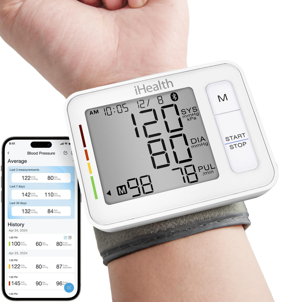 iHealth Push Wrist Blood Pressure Monitor with Bluetooth App

