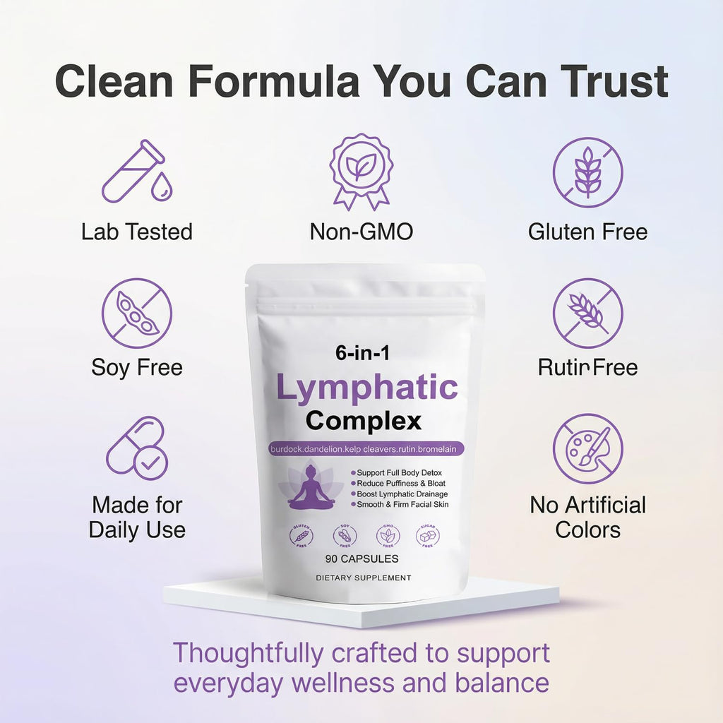 Lymphatic Complex Capsules for Daily Lymphatic Support


