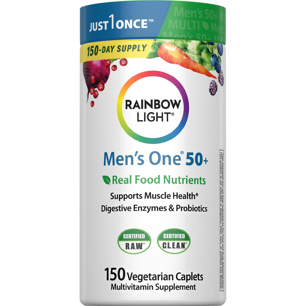 Rainbow Light Men's One 50+ Multivitamin | Immune & Muscle

