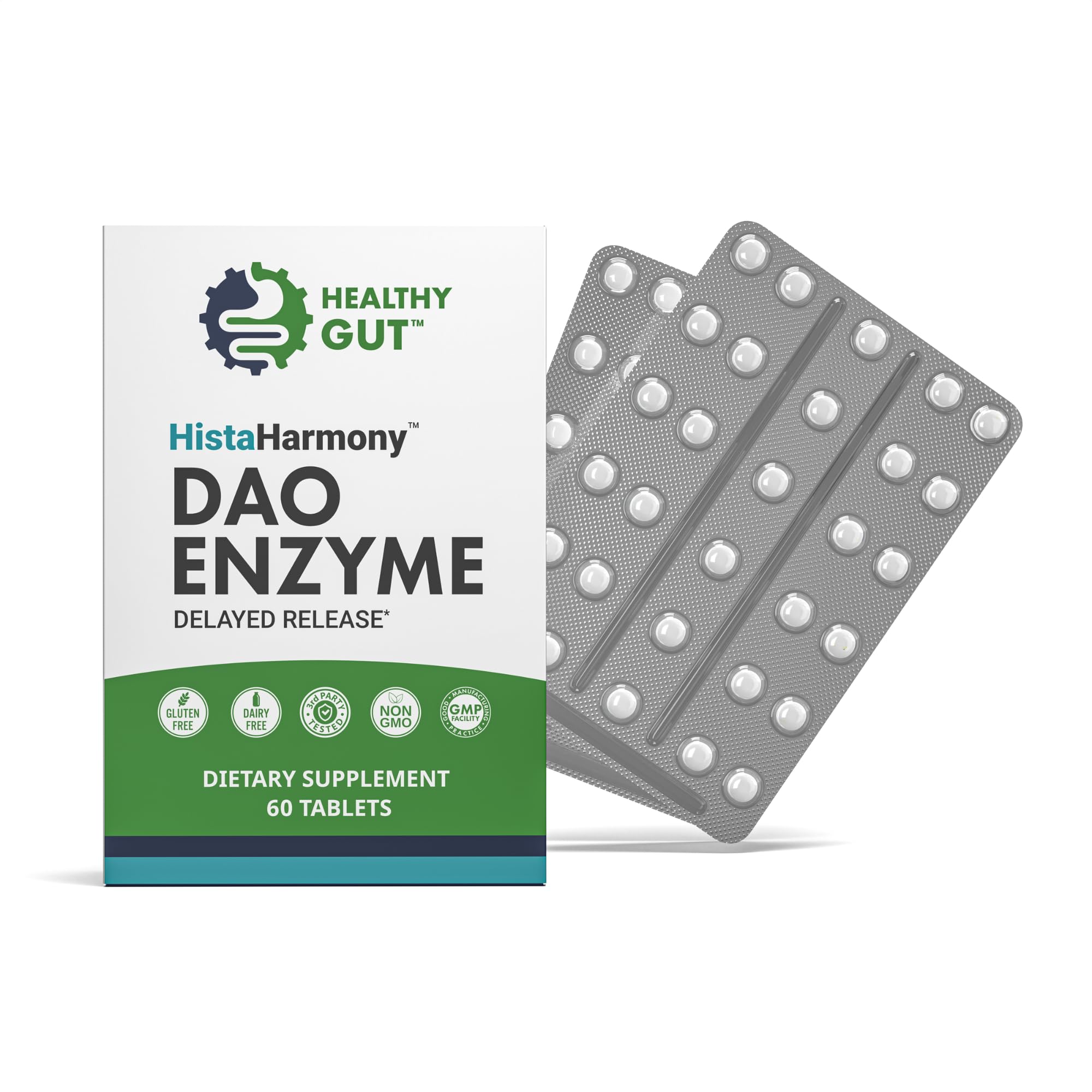 Healthy Gut HistaHarmony Enzyme Supplement | Delayed Release


