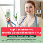 CEALMU CORE Liposomal Berberine HCL 1500mg AMPK Support

