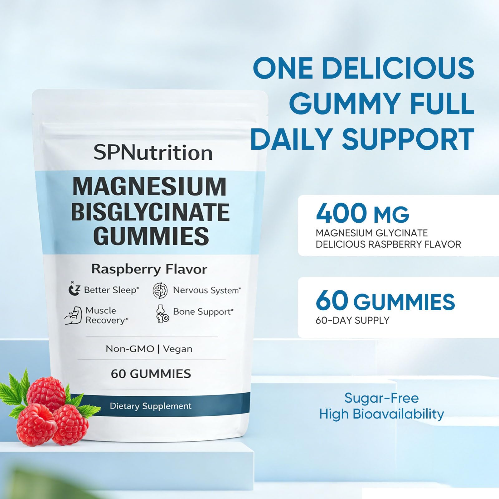 Spnutrition Magnesium Bisglycinate Supplement

