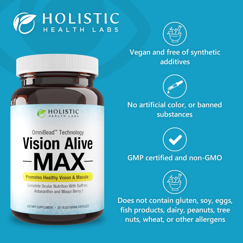 Vision Alive Max Eye Health Supplement Holistic Health Labs

