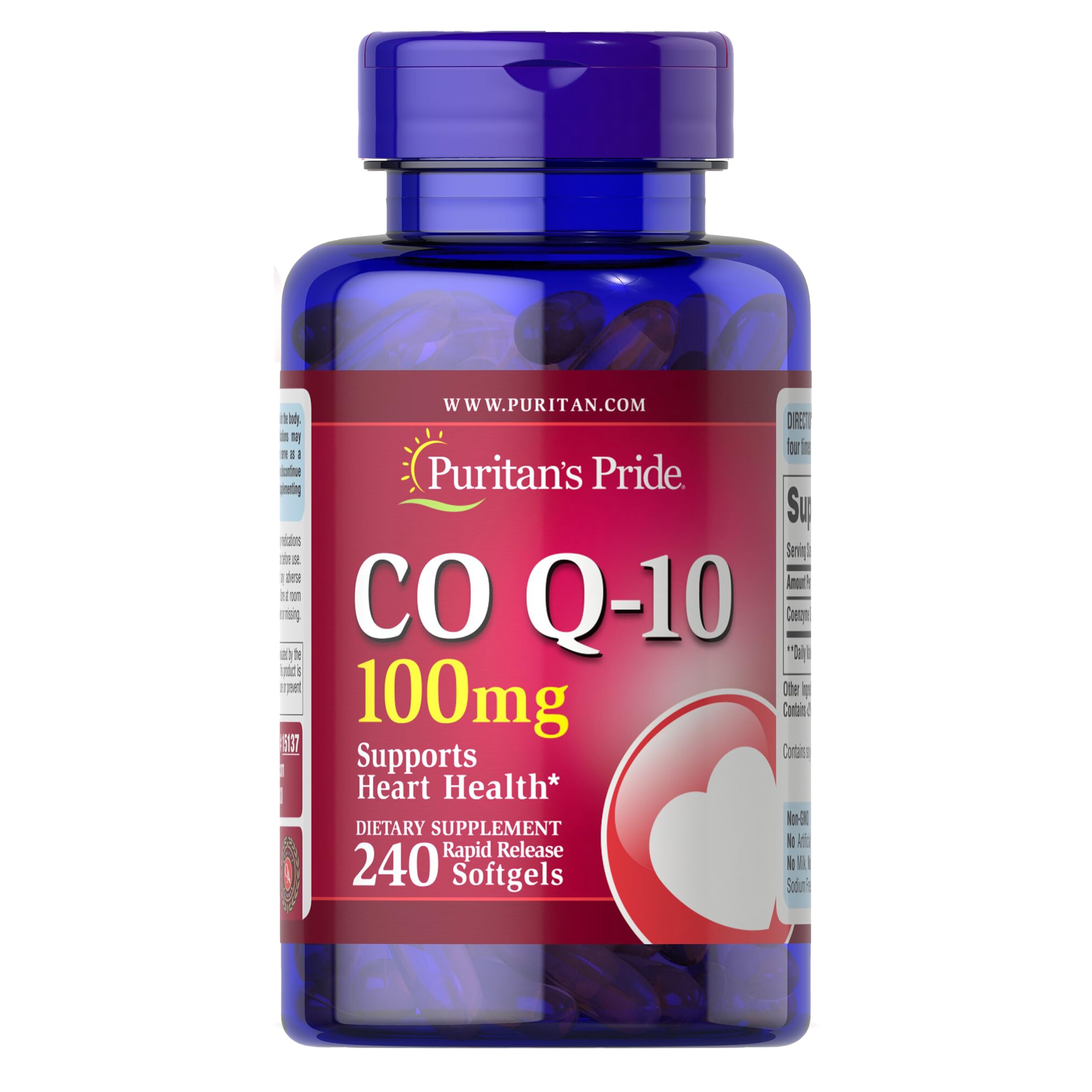 Puritan's Pride CoQ10 100 mg Dietary Supplement

