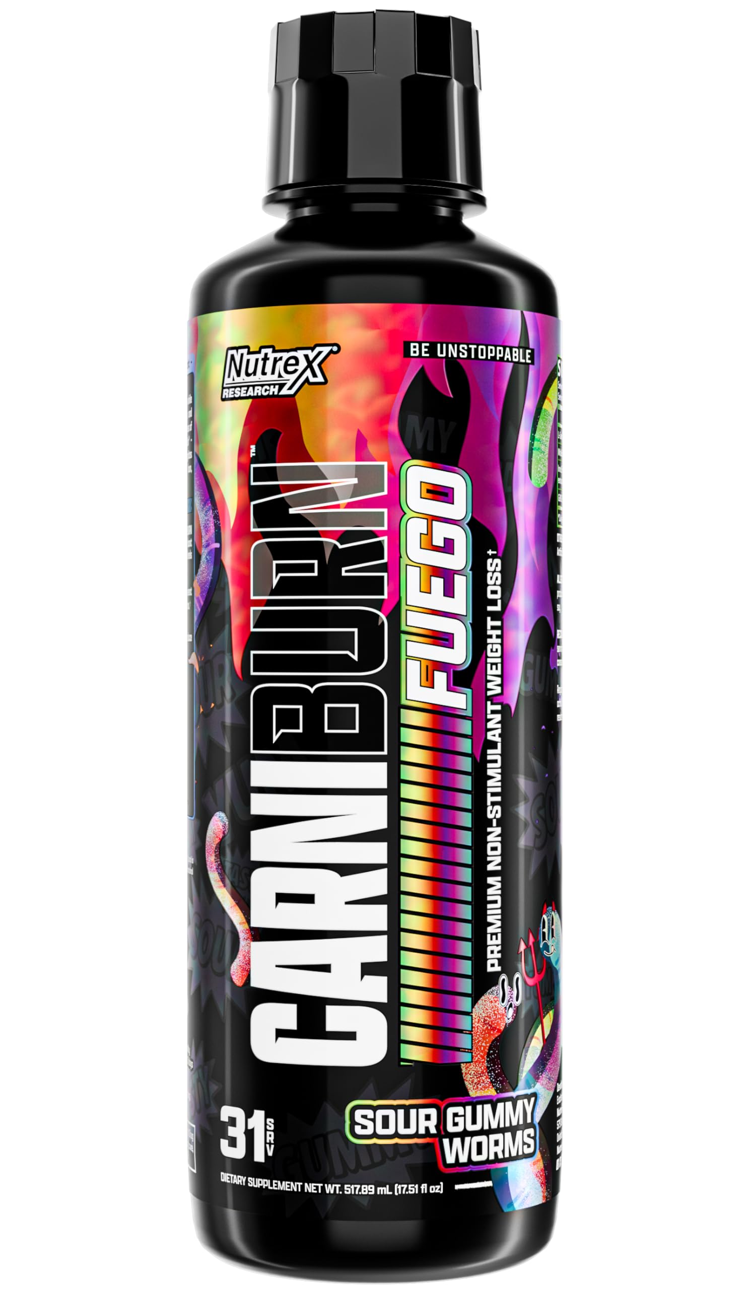 Nutrex Carniburn Liquid L-Carnitine – Stimulant-Free Booster