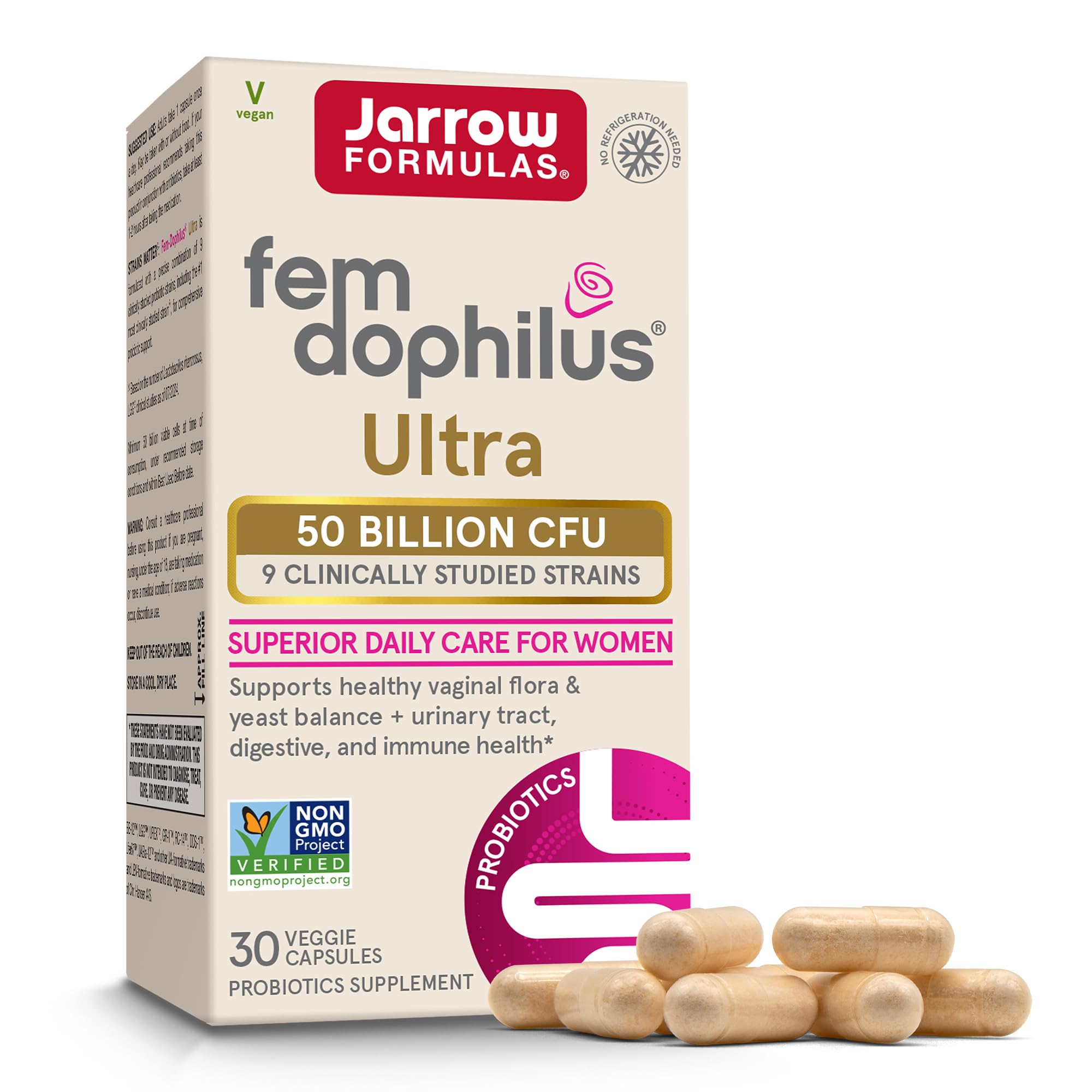 Jarrow Fem-Dophilus Probiotic for Women Vaginal Health

