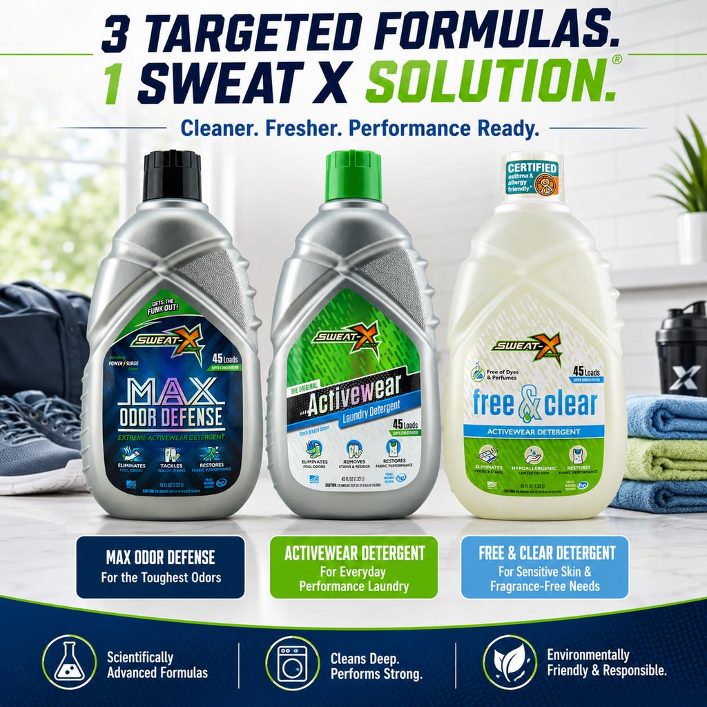 SWEAT X Laundry Detergent for Activewear | Sensitive Skin

