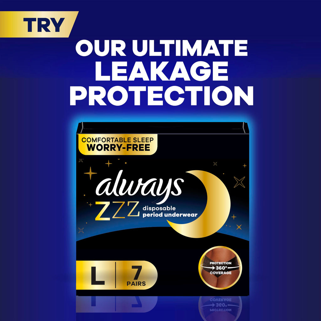 Always Ultra Thin Pads – LeakGuard & RapidDRY

