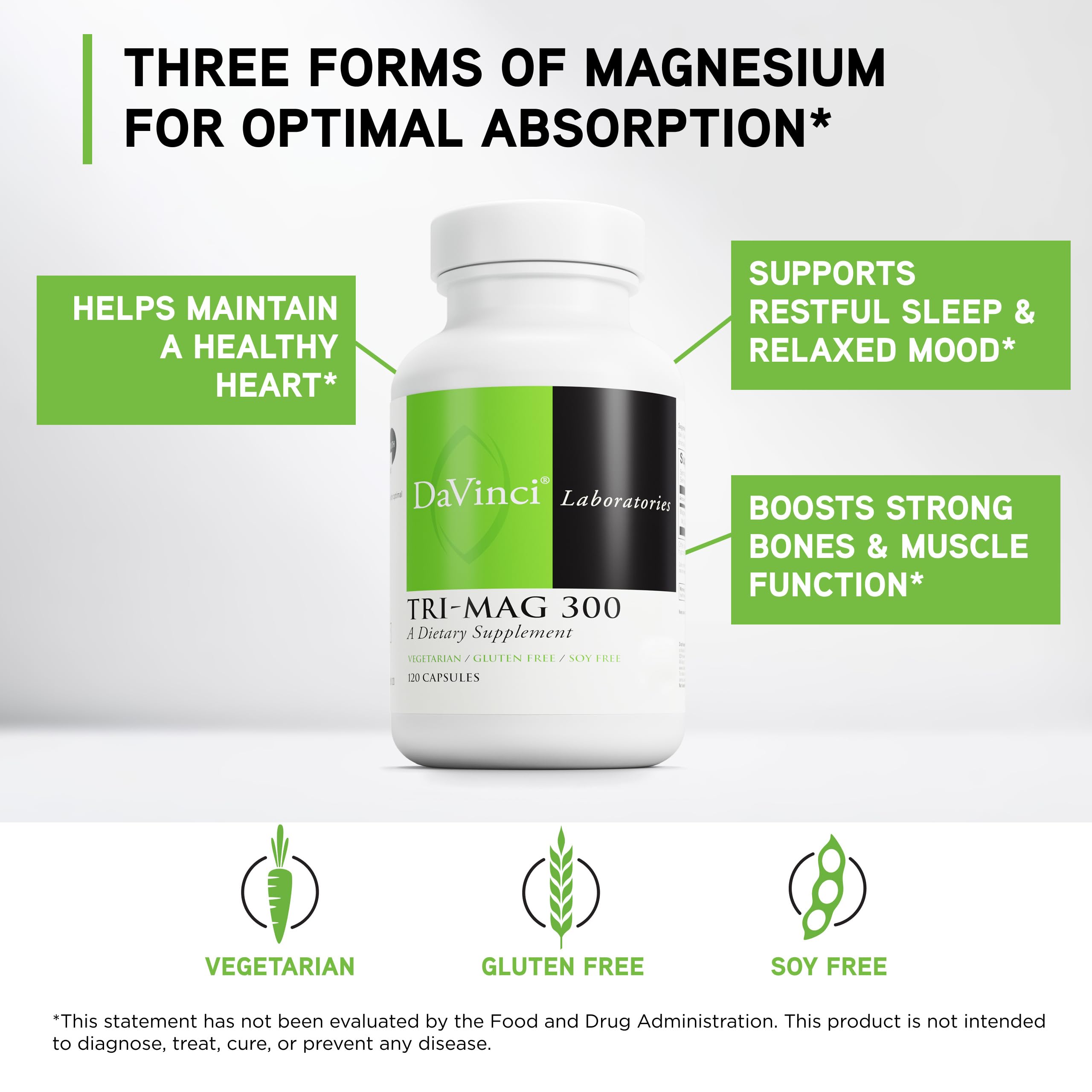 DaVinci Tri-Mag Magnesium Complex for Sleep & Nerve Support

