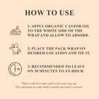 Handcraft Blends Castor Oil Wrap | Easy Topical Care

