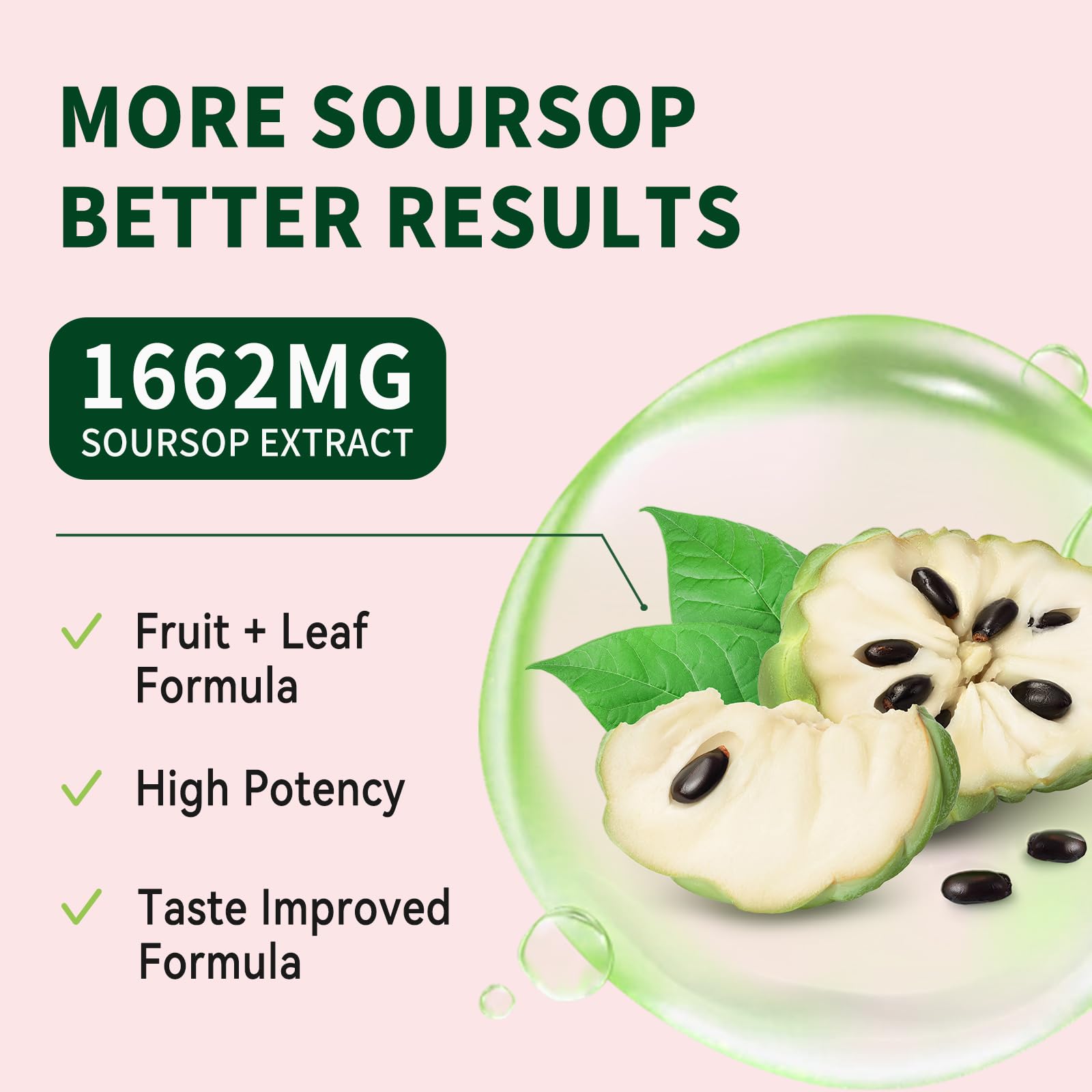 iMATCHME Soursop Bitters Liquid Digestive & Immune Support

