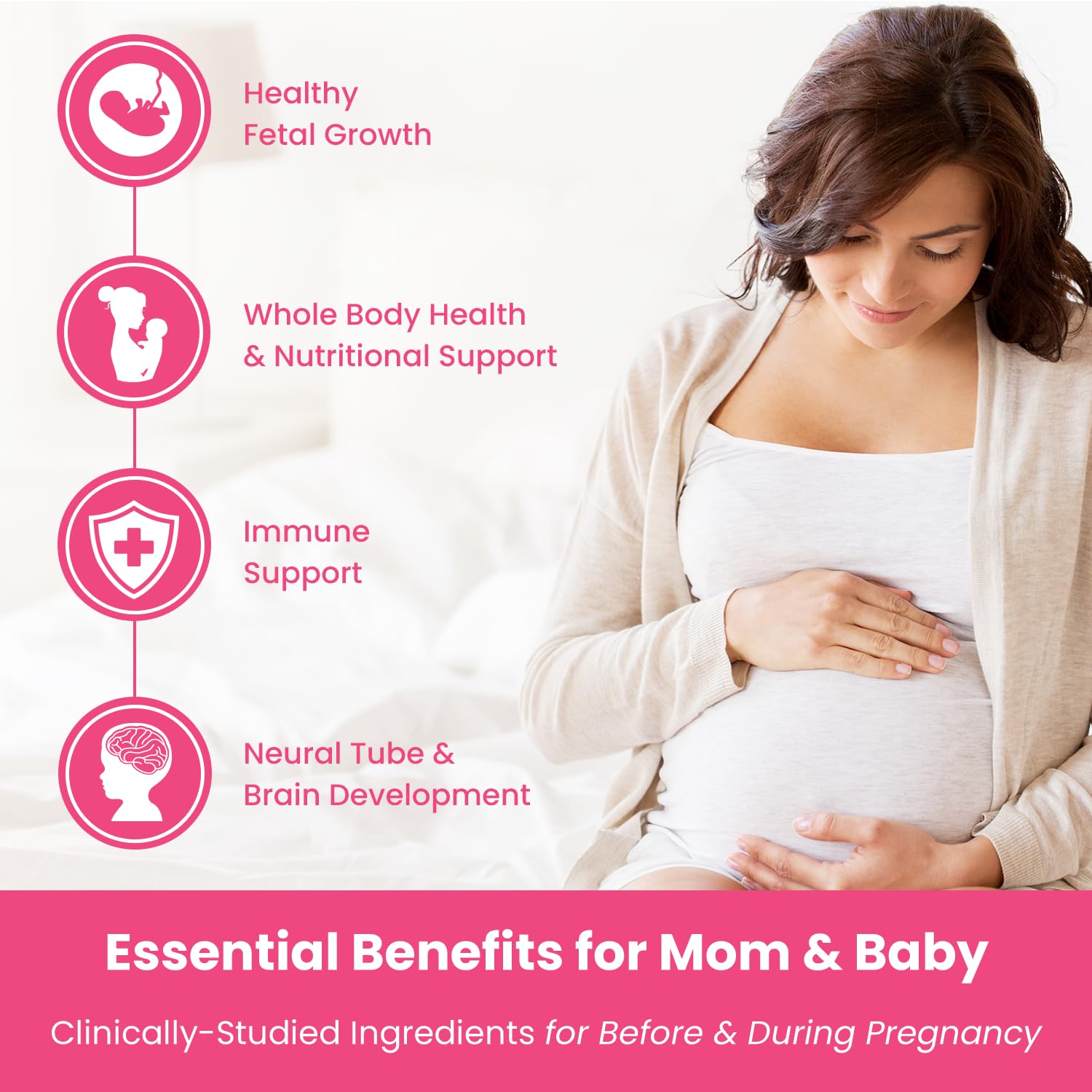 Prenatal Vitamin Gummies with DHA - Vegan Multivitamin

