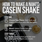 NAKED Casein Micellar Protein Powder – NSF Certified

