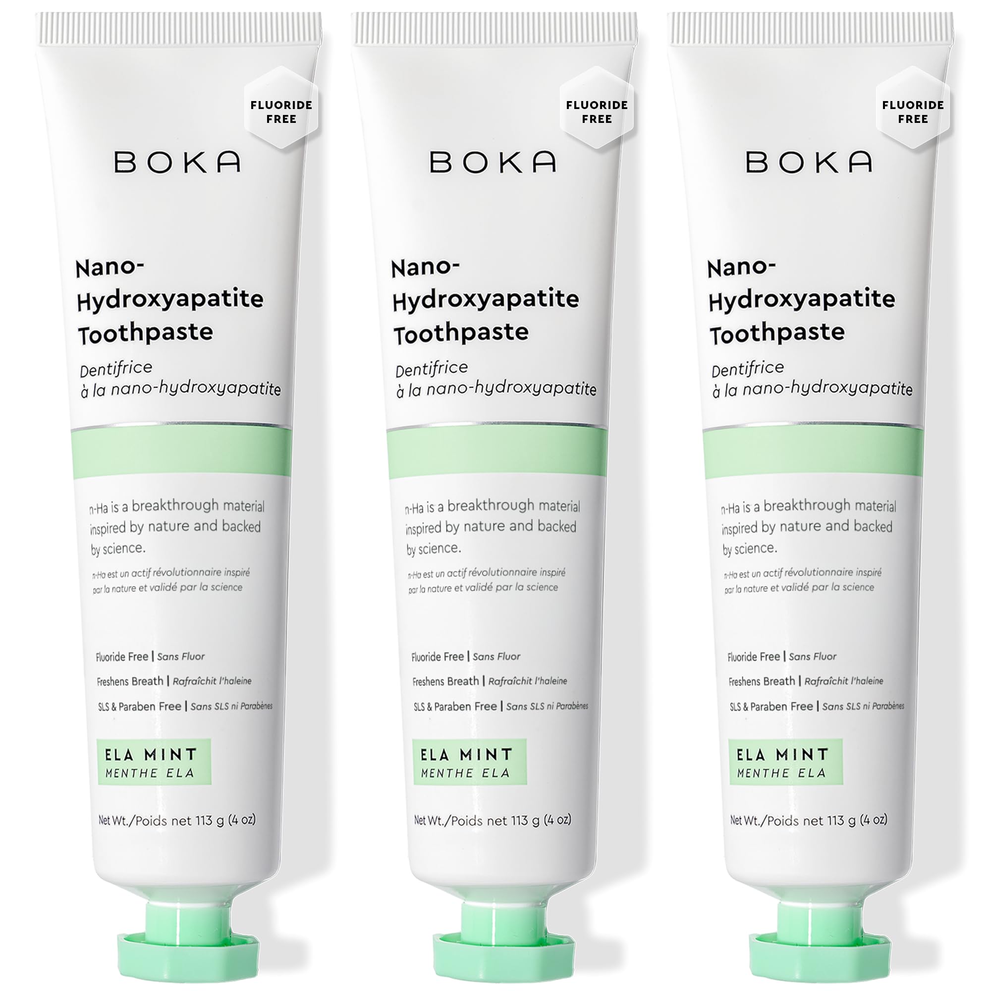 Boka Nano Hydroxyapatite Toothpaste | Fluoride-Free

