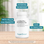 Supersmart Lactobacillus Rhamnosus GG Probiotic with Inulin

