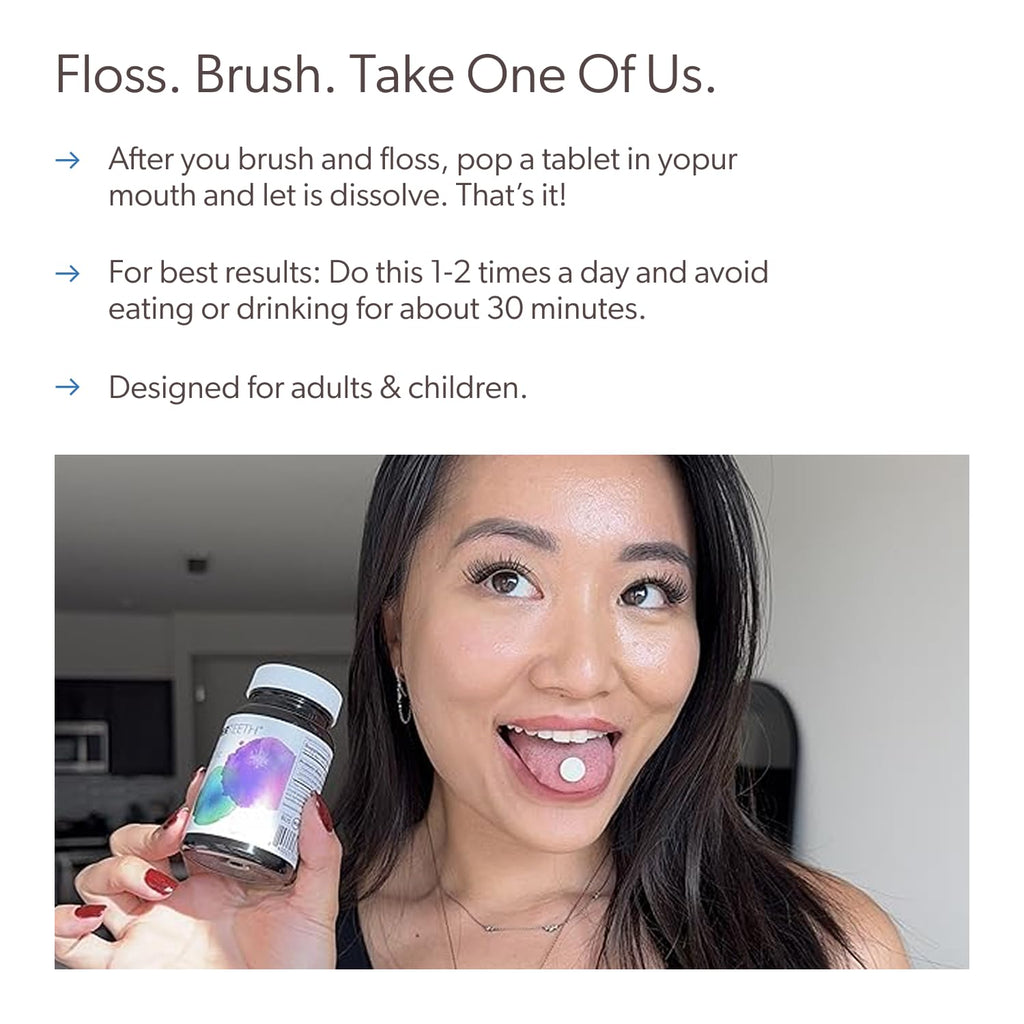 SuperTeeth Oral Probiotics Chewables for Fresh Breath

